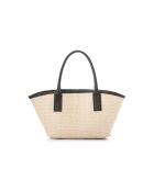 Sac à main en cuir Amalfi vert foncé - 38x12x19 cm