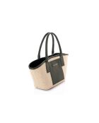 Sac à main en cuir Amalfi vert foncé - 38x12x19 cm