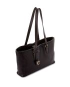 Tote bag en cuir Ragusa marron - 45x10x24 cm