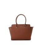 Sac à main en cuir Andria tanné - 32x14x27 cm