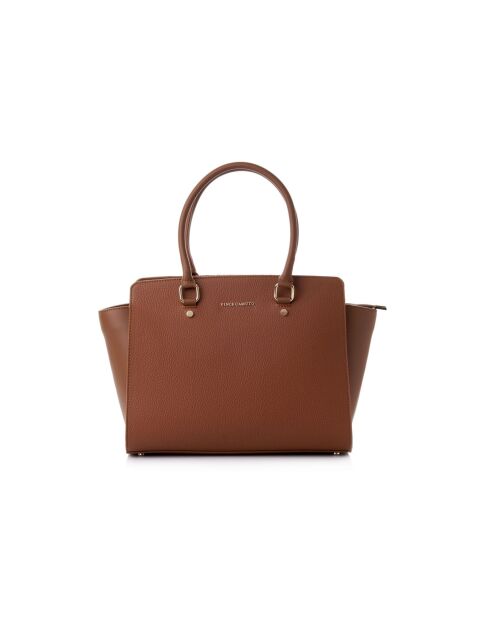 Sac à main en cuir Andria tanné - 32x14x27 cm