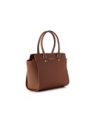 Sac à main en cuir Andria tanné - 32x14x27 cm