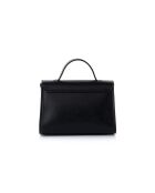 Bolso de mano Gela de piel negra - 25x9x18 cm