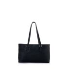 Bolso Ragusa de piel negra - 45x10x24 cm
