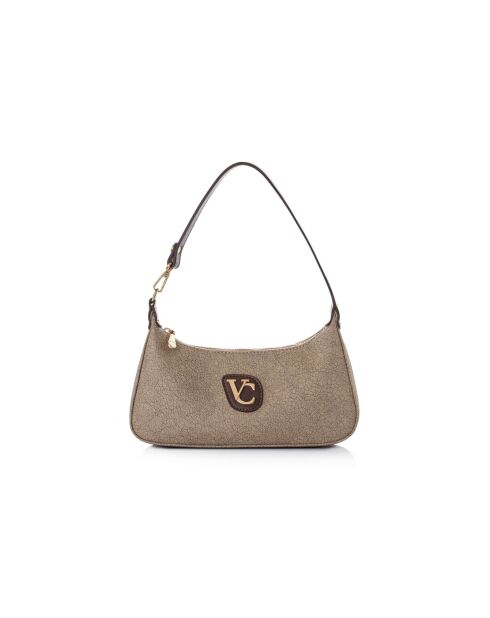 Sac bandoulière en cuir Cosenza marron - 27x6,5x12,5 cm