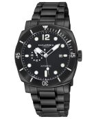 Reloj automático Fortezza de acero inoxidable, movimiento Miyota MD309G negro