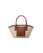Bolso de mano de piel curtida Amalfi - 38x12x19 cm