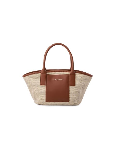 Sac à main en cuir Amalfi tanné - 38x12x19 cm