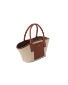Bolso de mano de piel curtida Amalfi - 38x12x19 cm