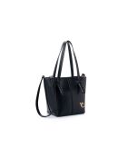 Bolso de hombro Piedmont de piel negra - 30x14x23 cm