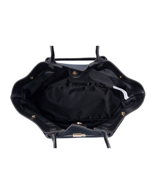 Bolso de piel Prato de gamuza negra - 52x13x27 cm