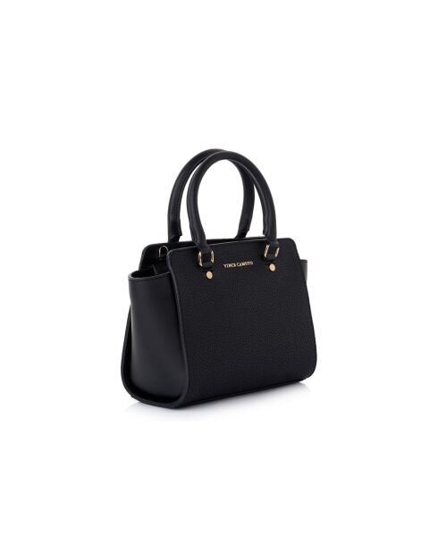 Mini-sac en cuir Andria noir - 28x11x18 cm