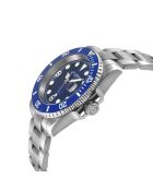 Orologio automatico Barracuda in acciaio inossidabile Movimento automatico Miyota ultra sottile 9015 blu/argento