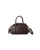 Sac à main en cuir Asti marron - 27x8x15 cm