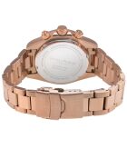 Orologio automatico Acrobaleno in acciaio con movimento VK 63 Crono al quarzo multicolore/oro rosa