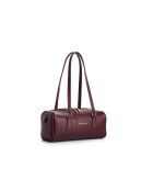 Sac bandoulière en cuir Treviso bourgogne - 30x13x13 cm