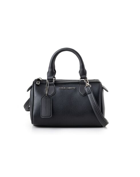 Sac à main en cuir Rimini noir - 21x13x13 cm