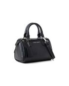 Bolso de mano Rimini de piel negra - 21x13x13 cm