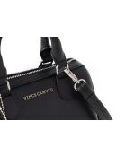 Bolso de mano Rimini de piel negra - 21x13x13 cm