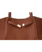 Bolso Prato de piel curtida - 52x13x27 cm