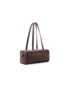 Sac bandoulière en cuir Treviso marron - 30x13x13 cm
