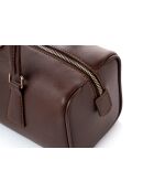 Sac bandoulière en cuir Treviso marron - 30x13x13 cm
