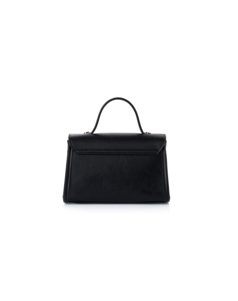 Mini-sac en cuir Gela noir - 20x8x12,5 cm