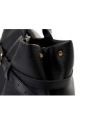 Bolso Vittoria de piel negra - 40x17x26 cm