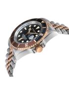 Reloj automático Eterno de acero inoxidable, movimiento automático NH 35 de Japón, negro, plata y oro rosa