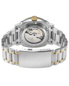 Reloj automático Fortezza de acero inoxidable Miyota MD309G movimiento verde/plateado
