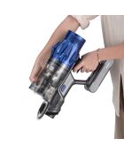 Aspirateur balai haute performance modele F30 noir/bleu - 110x25 cm