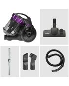 Aspirateur traineau sans sac model ZII XL noir - 33 x 23 x 26 cm