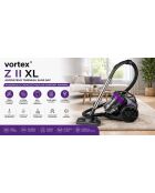 Aspirateur traineau sans sac model ZII XL noir - 33 x 23 x 26 cm