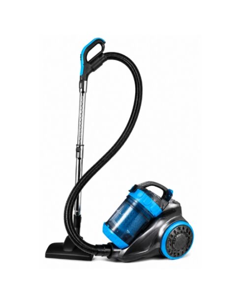 Aspirateur traineau sans sac et sans fil modele RAVC2225CDL noir/bleu
