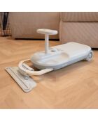 Kart de nettoyage pour enfants blanc/bleu gris - 6l