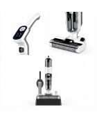 Aspirateur laveur 2 en 1 modele THVCO235W noir/blanc - 28 x 115 x 25 cm