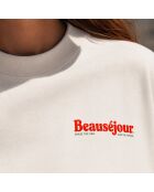 T-Shirt Boxy Wear Your Memories blanc