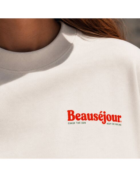 T-Shirt Boxy Wear Your Memories blanc