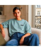 T-Shirt basique relax beausejour bleu gris