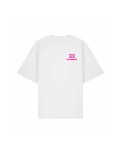 T-Shirt Boxy en coton Damsko blanc