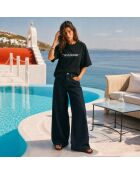 T-Shirt Boxy Wanderer noir