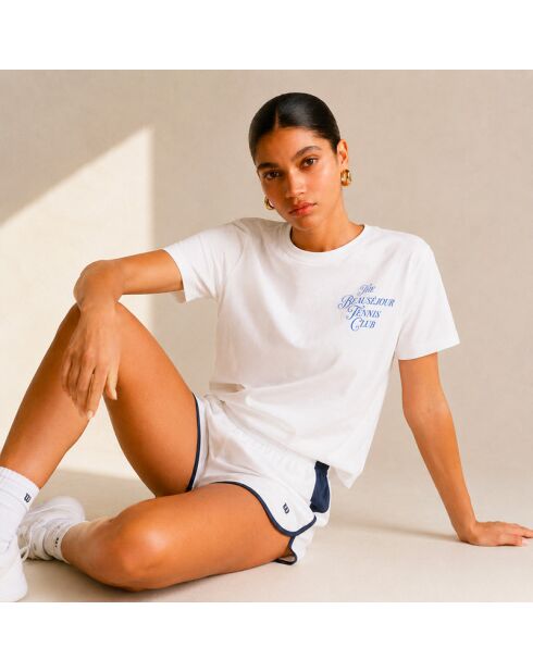 T-Shirt en coton The beausejour tennis club blanc