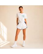 T-Shirt en coton chase the sun blanc