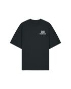 T-Shirt Boxy en coton Damsko noir