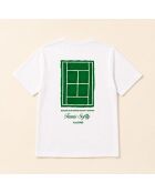 T-Shirt en coton Tennis society blanc