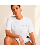 T-Shirt en coton Tennis society blanc