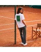 T-Shirt en coton Tennis society blanc