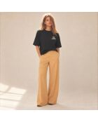 T-Shirt Boxy en coton Damsko noir