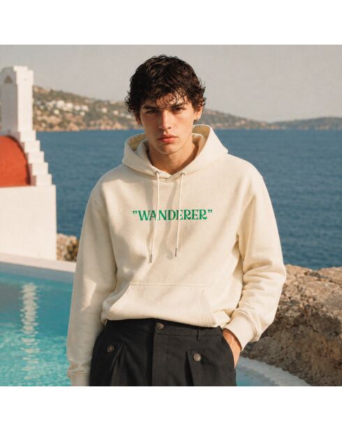 Hoodie Wanderer crème