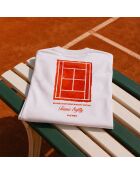 T-Shirt en coton Tennis society blanc